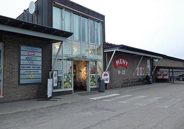 Butikklokale med glassinngang